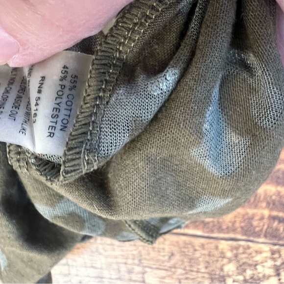 Calvin Klein olive green metallic top NWOT S - Picture 9 of 10
